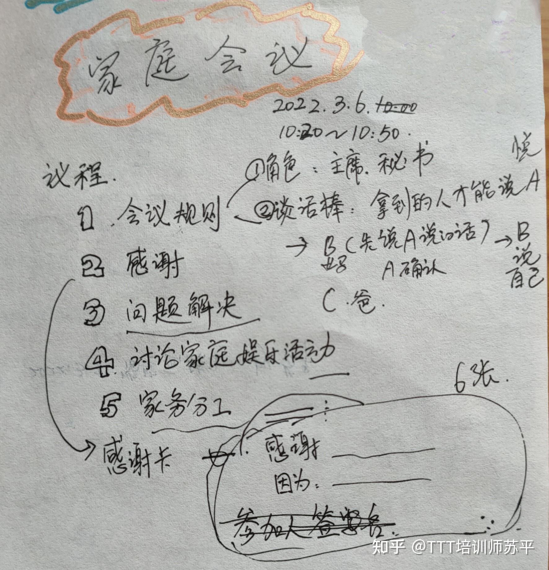 萌娃参政引导工具在家庭会议中的运用