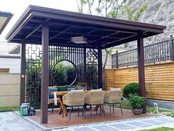 铝合金凉亭这股简约风让我与众不同