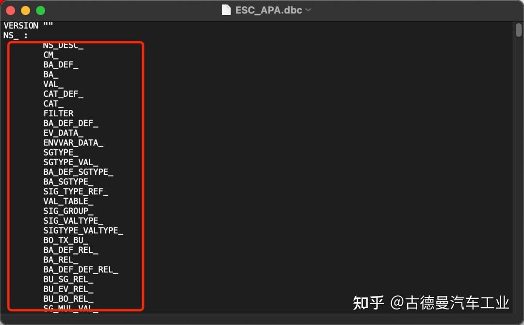 【连载】DBC文件入门到精通（2） - 知乎
