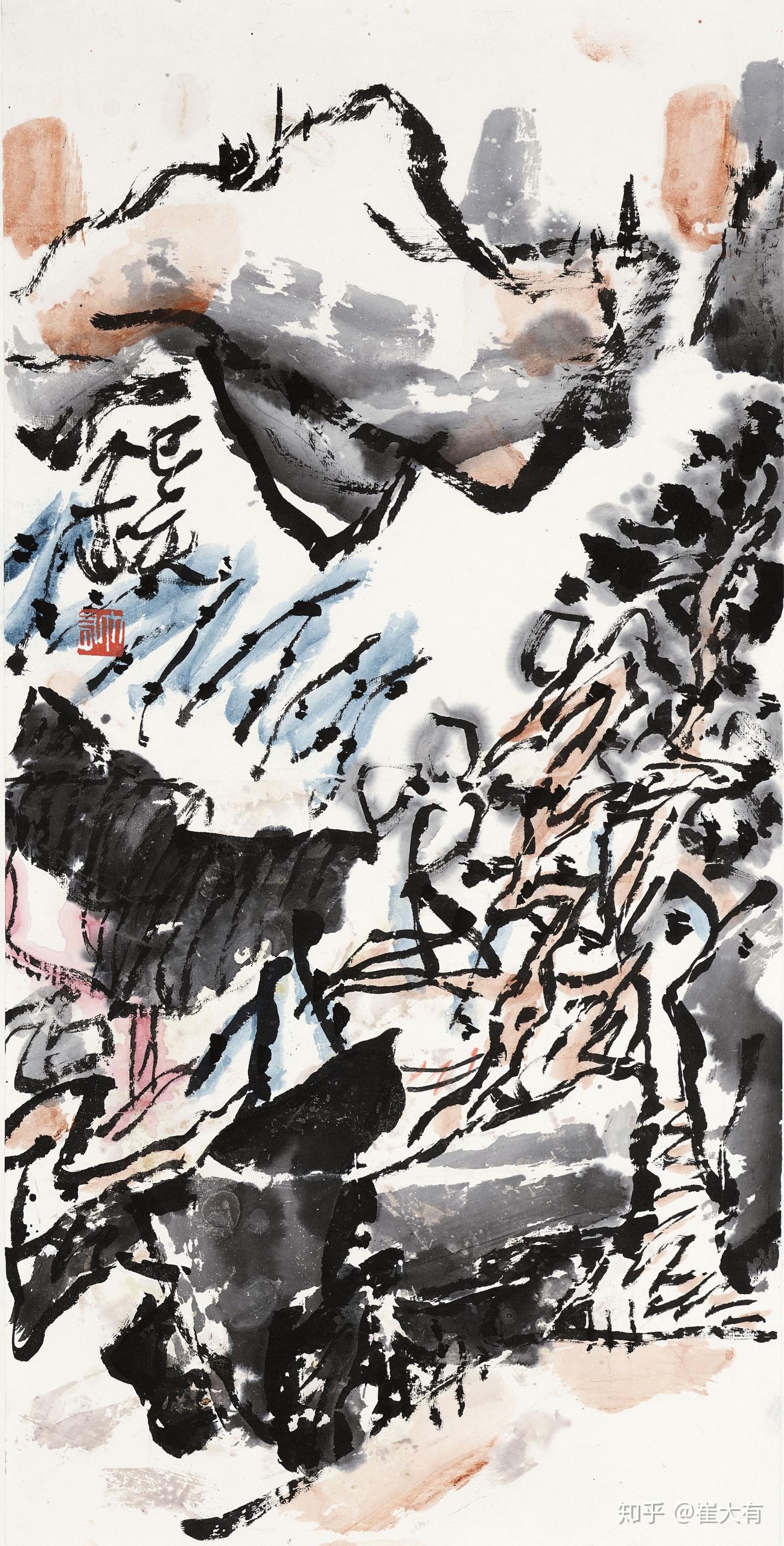 (画:石缶 文:伍剑)意量和技量是中国画的艺术标准,用此标准评论作品