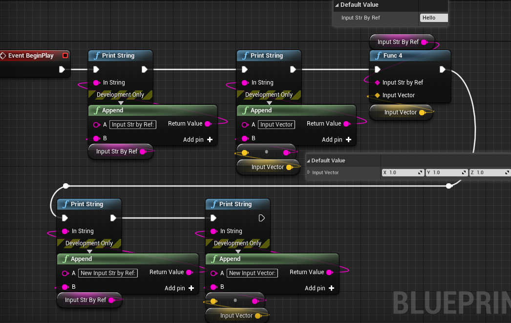 unrealengineufunctionc到蓝图参数处理实现蓝图多引脚输出