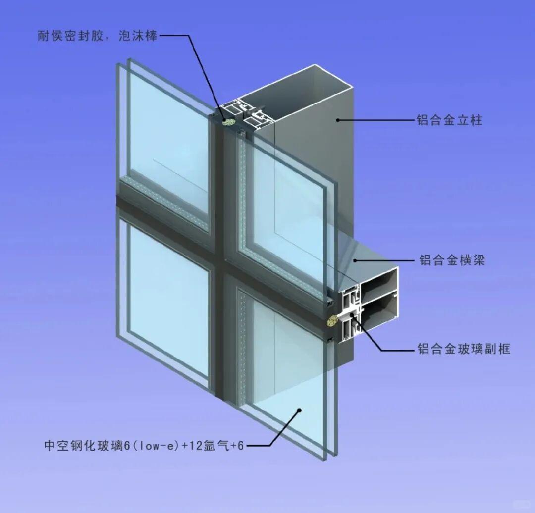 幕墙三维节点图解｜35个常见节点分享 - 知乎