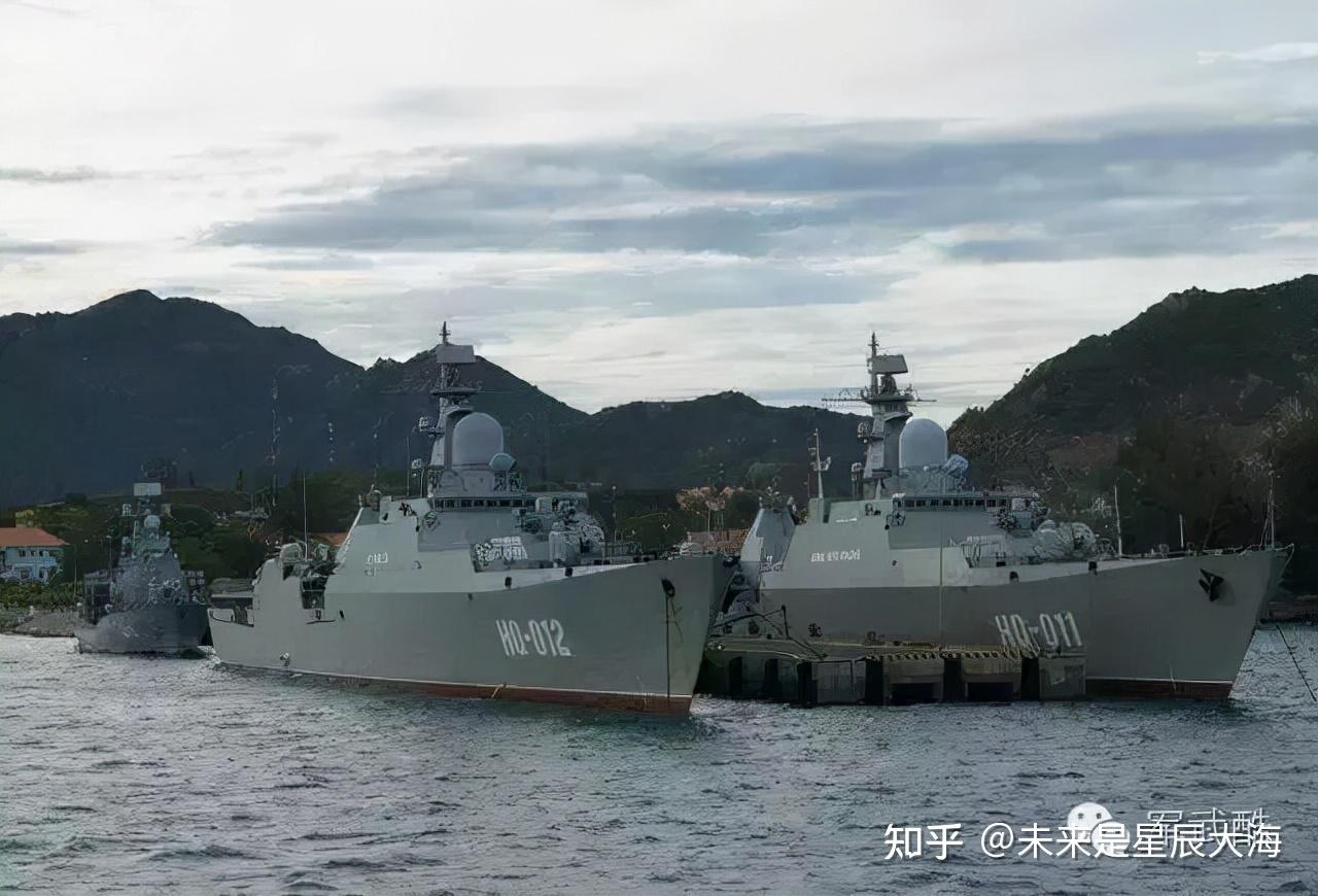 我们的邻居装备的猎豹级护卫舰