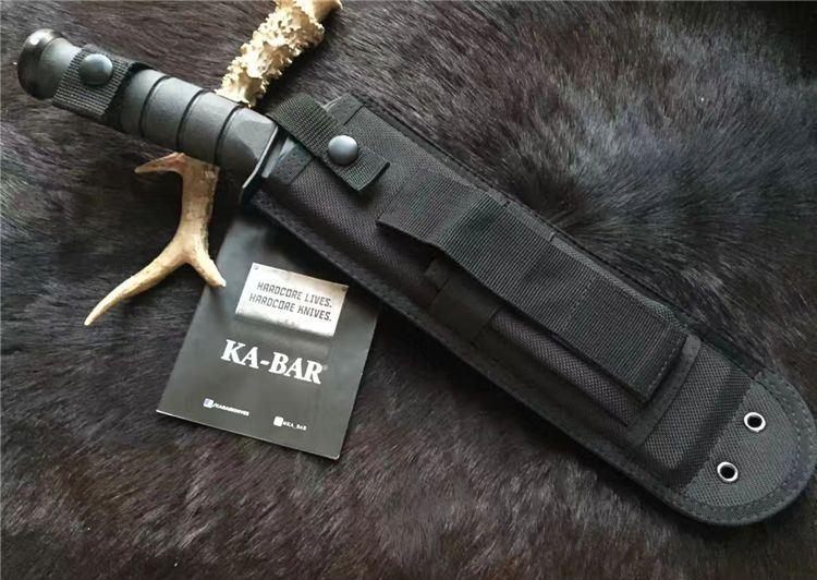 世界名刀kabar美国卡巴1280小号库克锐弯刀