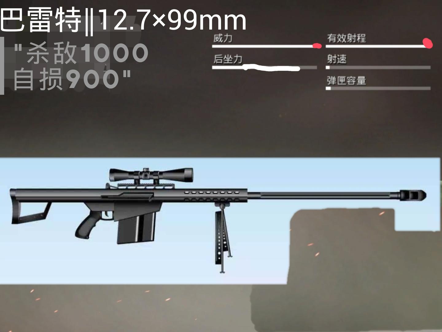 Awm被称作吃鸡神器 那它岂不无敌 巴雷特系列登场 知乎