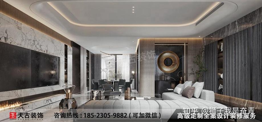 璧山碧桂园联排别墅装修,意式轻奢风格设计效果图 - 知乎