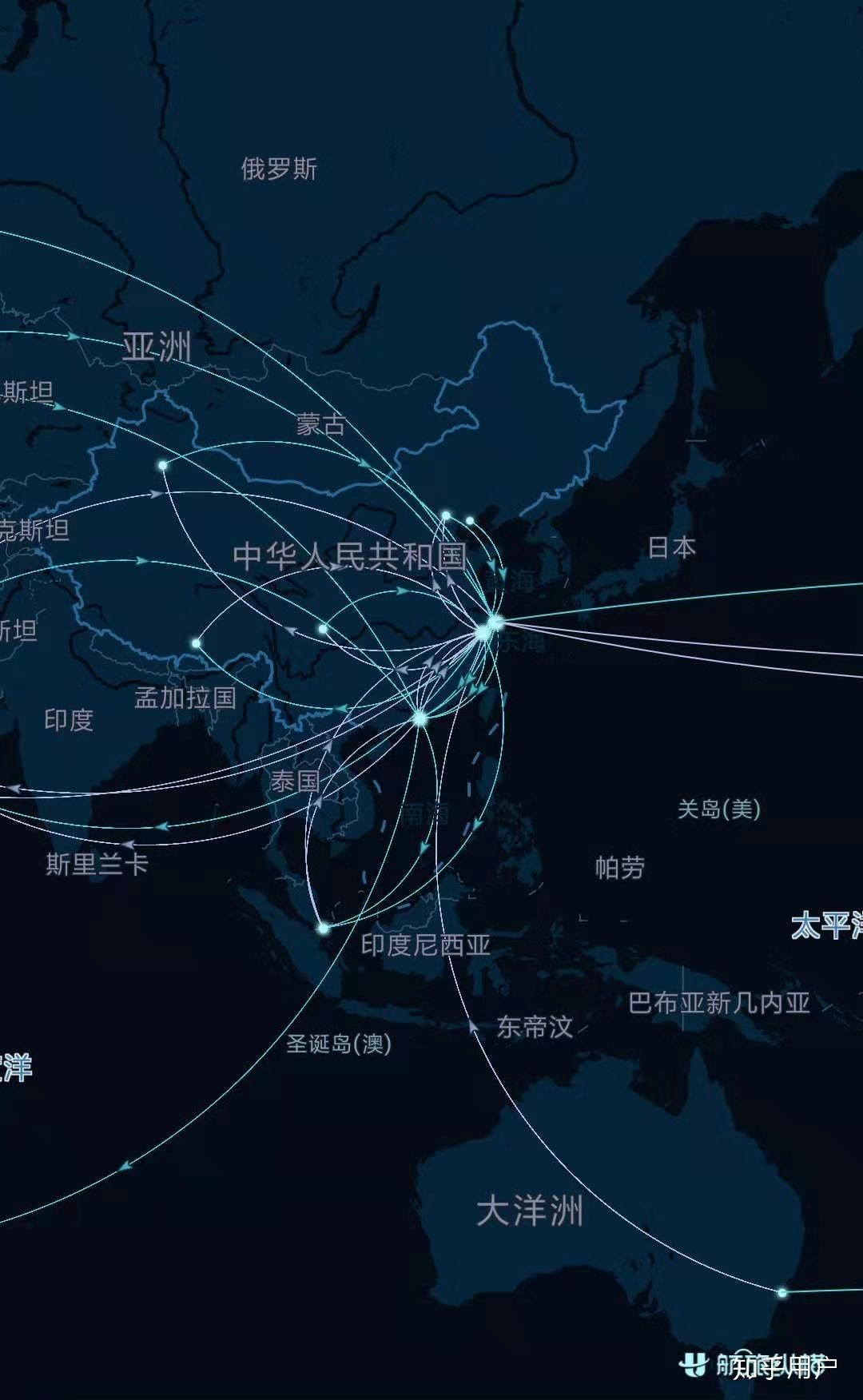 飞过很多地方航旅纵横上的航线图很多是一种怎样的体验