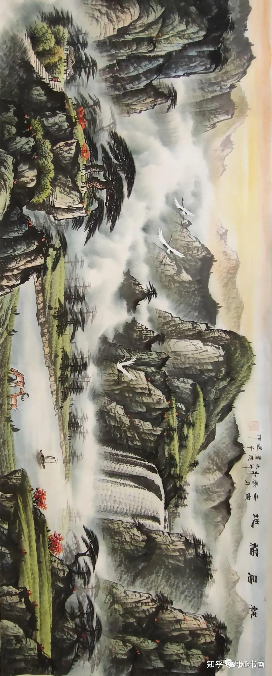 气势宏伟,意境深远|山水画家宁建华 - 知乎