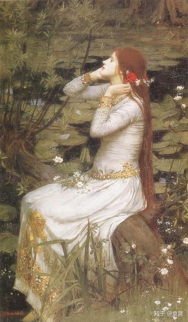 命运的悲剧爱情的挽歌油画奥菲利亚之死