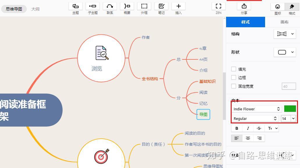 有什么能给同一气泡文字设定不同颜色的思维导图软件吗