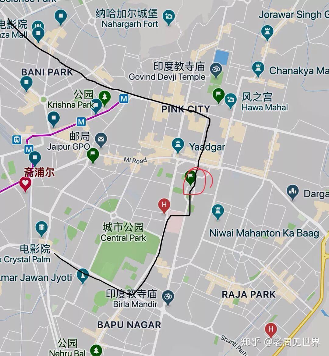遇见雨后斋普尔的晚霞随意游荡遇男孩与鸽群嬉戏西向