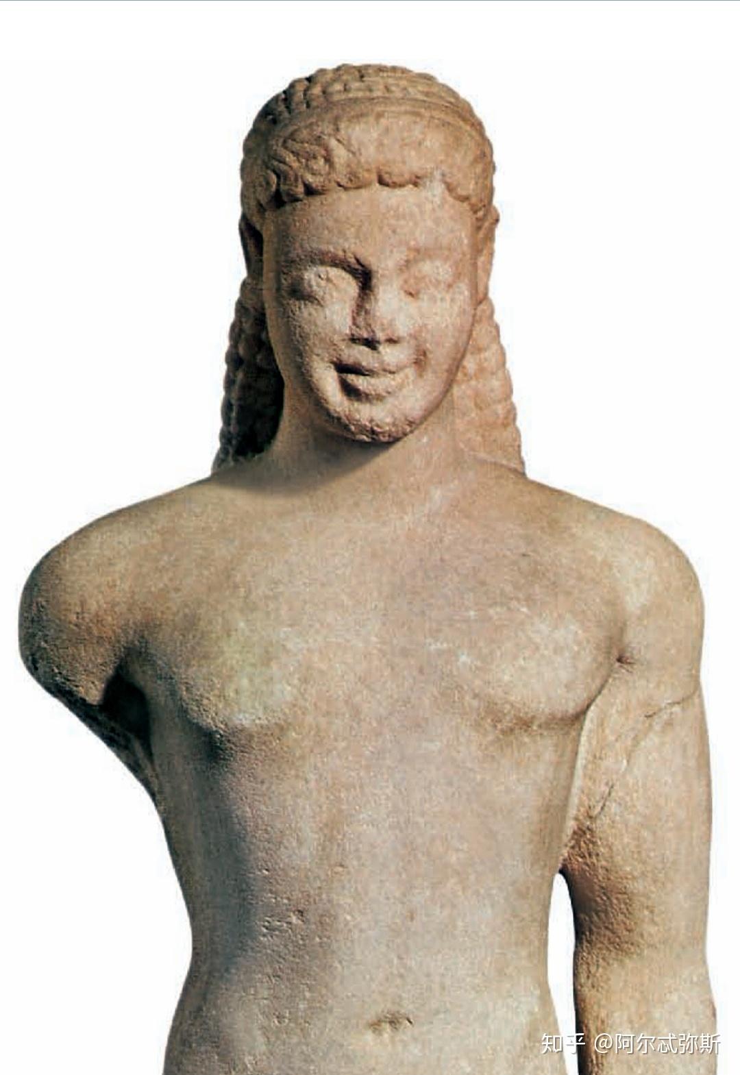 为什么古希腊古风时期的雕塑都要有微笑