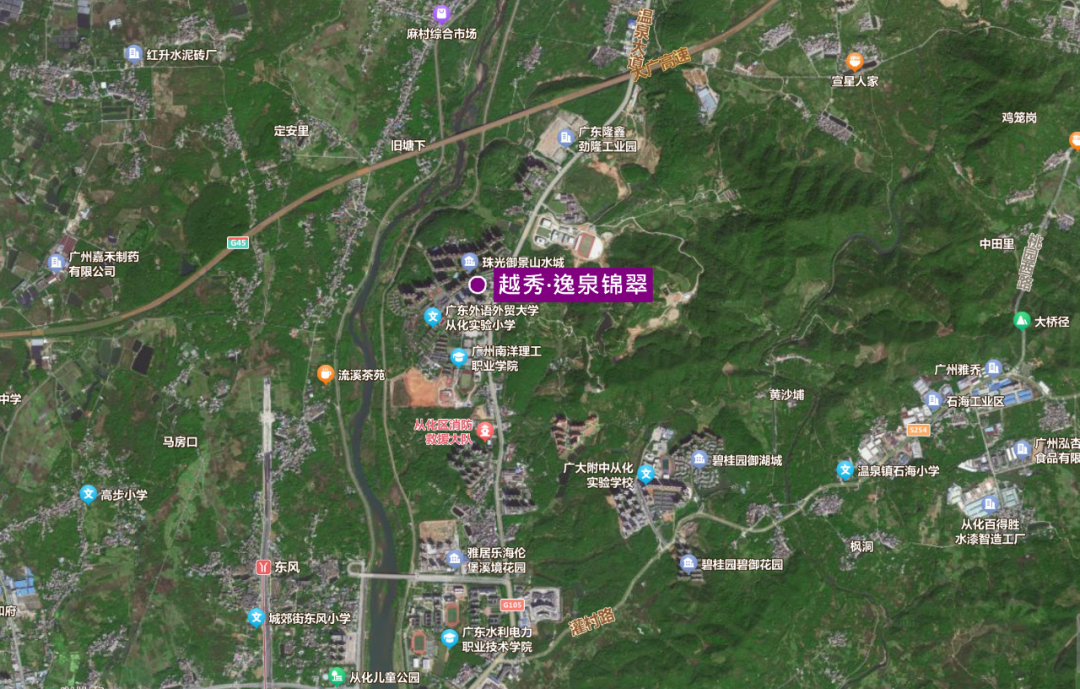 根據從化區國土空間總體規劃(2021-2035年),從化城鎮格局將構建