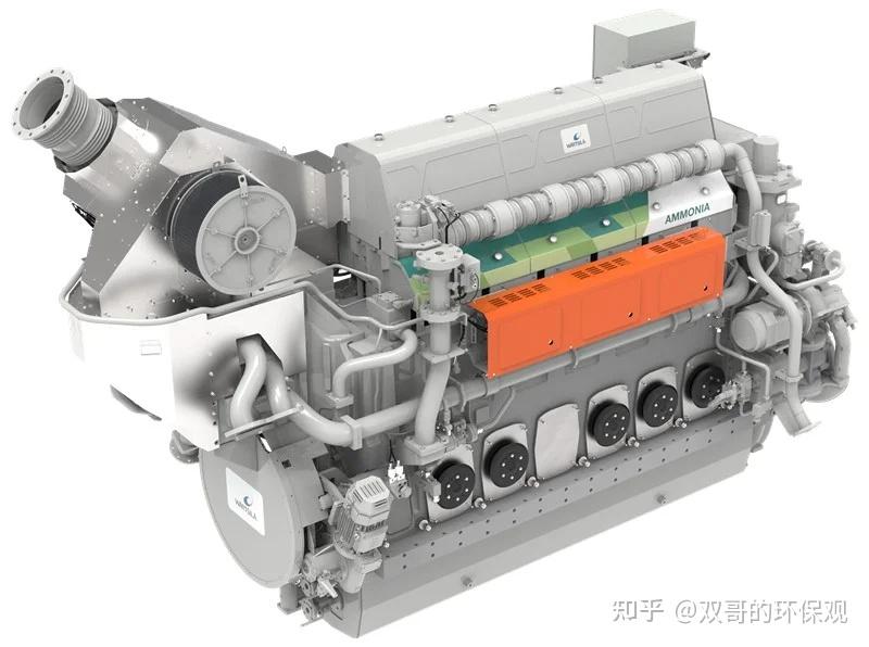 5,瓦锡兰开发了一种基于发动机的四冲程氨燃料平台