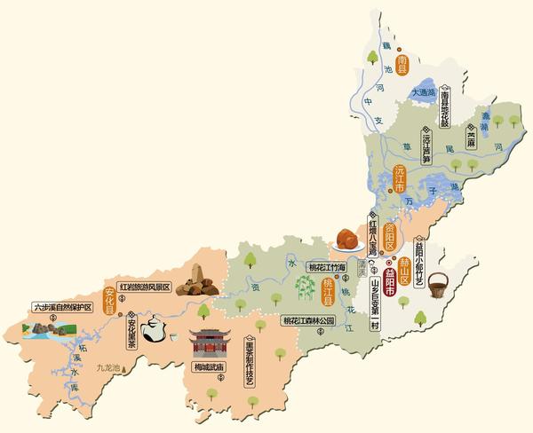 湘西旅游地图(江西旅游必去十大景点)