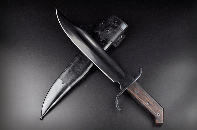 coldsteel美国冷钢88csab1917前线护卫博伊刀黑刃直刀