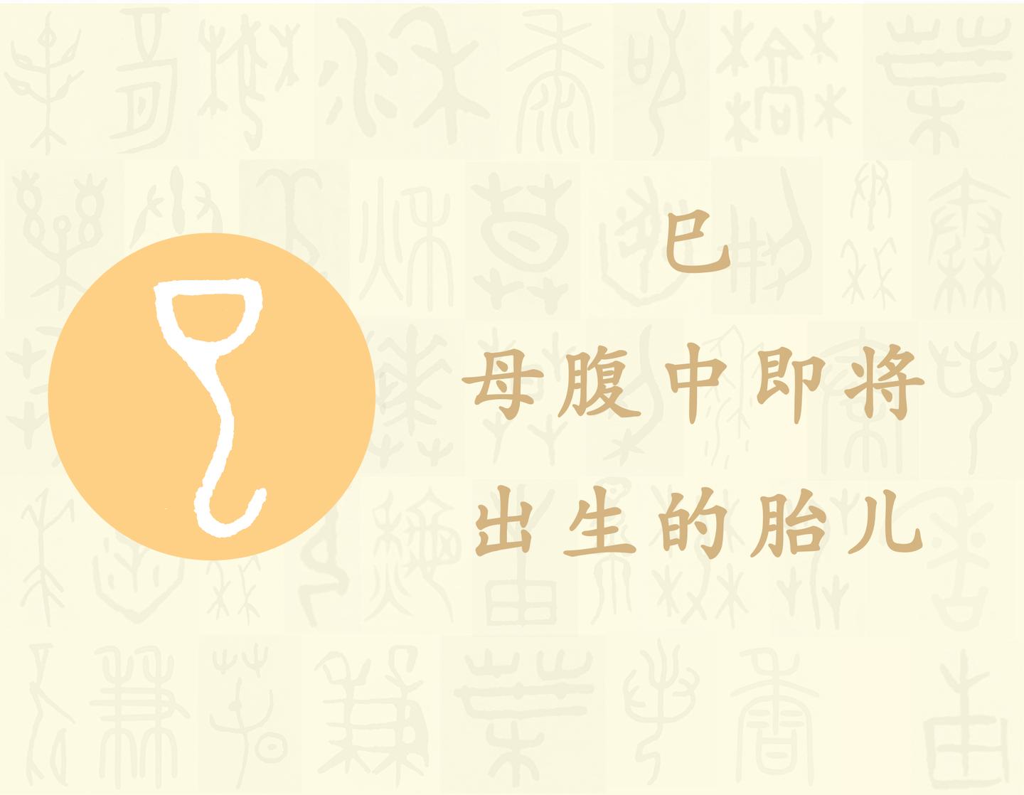 巳 汉字的字元 基数与序数 知乎