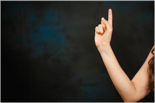 is supposed to be the shape of a backward "l" plus a "u" , short