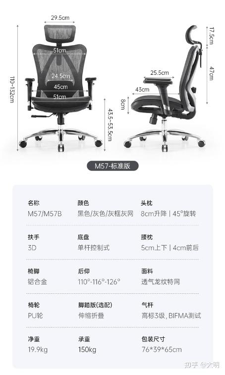大明：西昊M57人体工学椅怎么样？ - 知乎