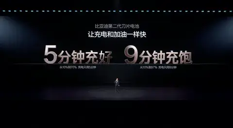比亚迪的「阳谋」:用二代刀片电池+2万座闪充站,把友商逼到墙角