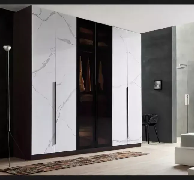 岩知识使用岩板作为衣柜柜体面板该如何进行安装呢