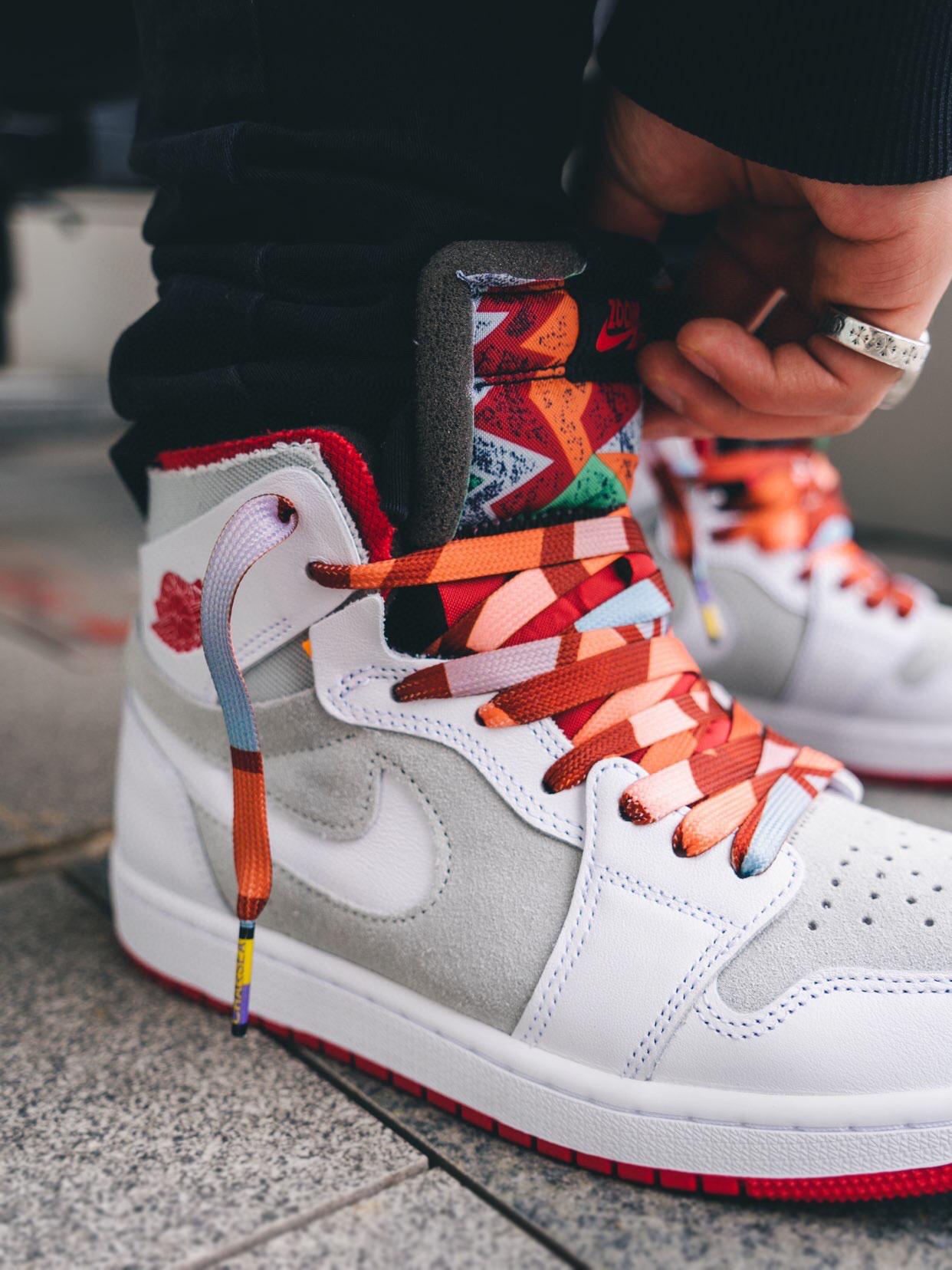 乔丹白红兔八哥 air jordan 1 hare zoom air cmft 高帮运动鞋 - 知乎