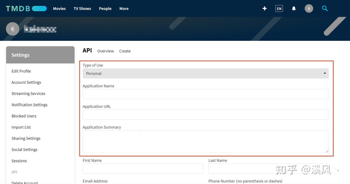 1 the movie database tmdb api key 
