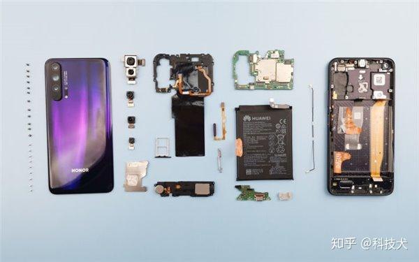 华为科普5g双模手机荣耀20pro发布官方拆机图赏