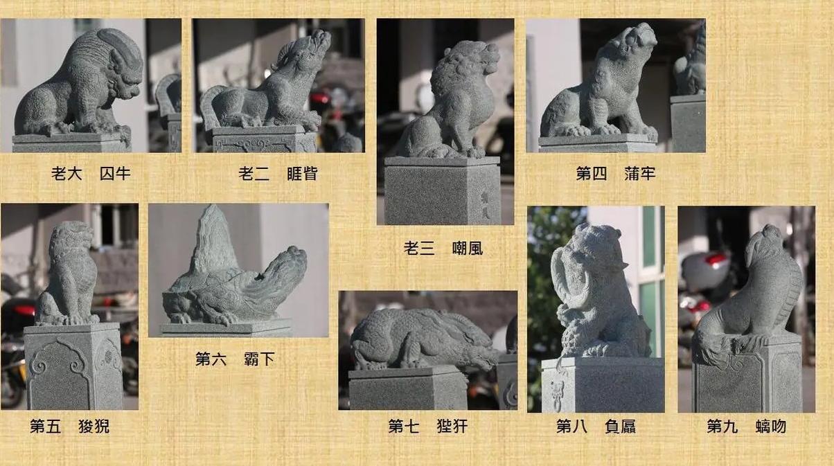 龙生九子各有不同指的是哪九子有哪些不同