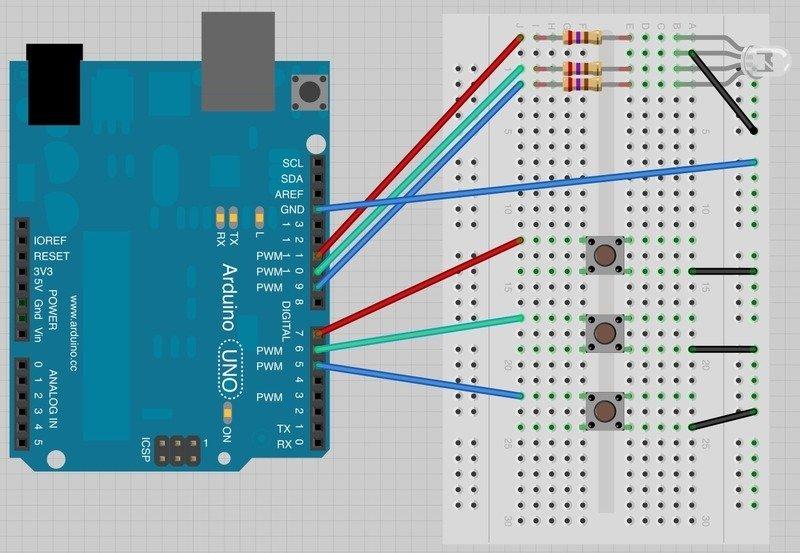 Arduino精品学习课程之七 三步手把手教你制作一个rgb三色led亮度调节器 知乎