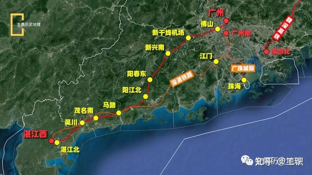 广湛高铁比深湛高铁运行更高速?广州湛江仅1.5小时往来! - 知乎