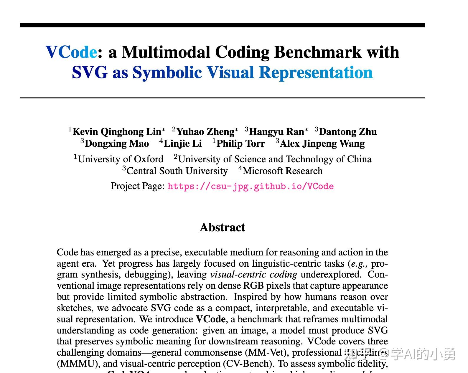 一种全新的多模态任务？VCode：将图像转为代码 - 知乎