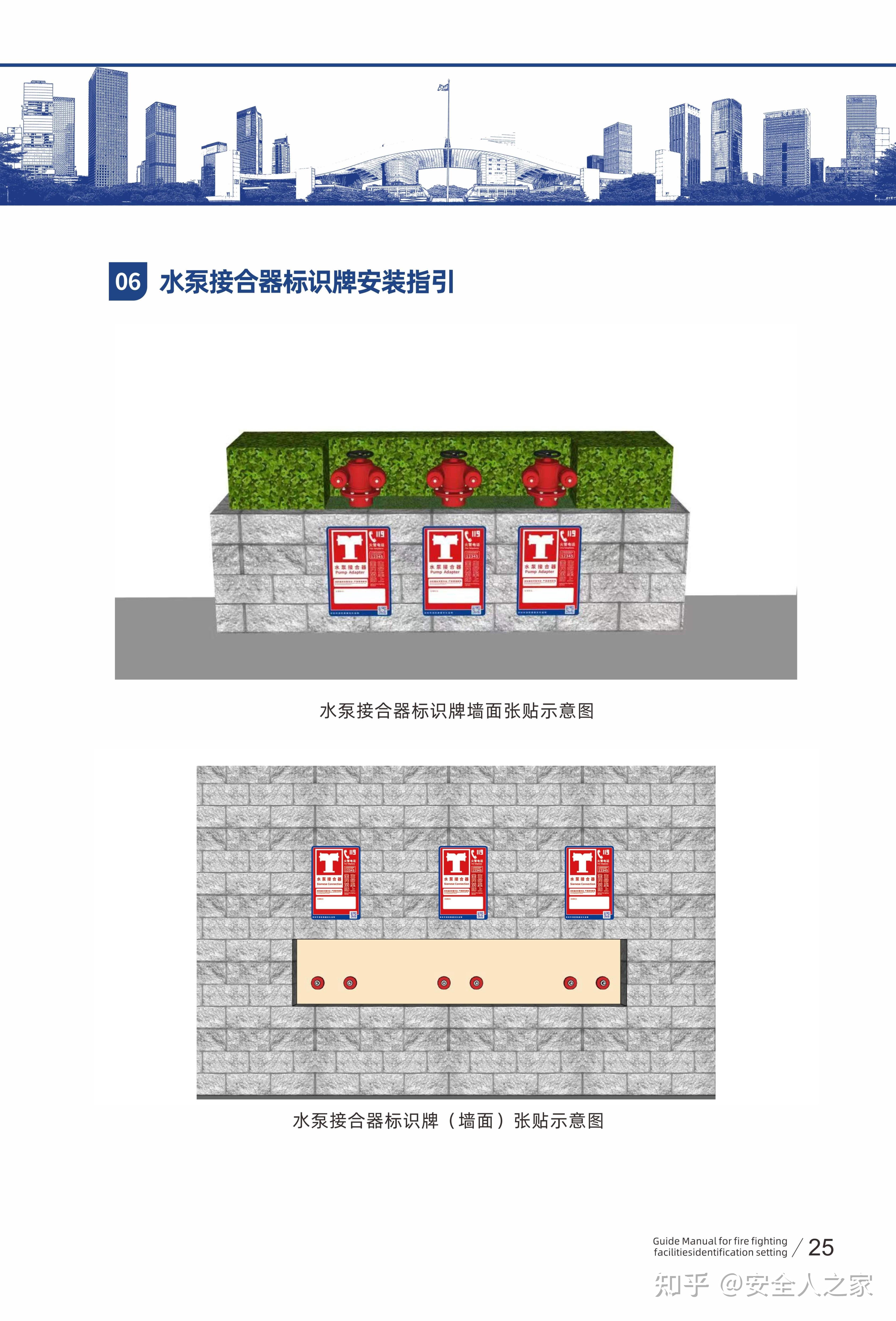 消防指示牌安装高度图图片