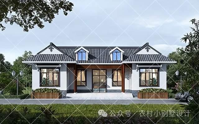33套农村一层自建房设计图,经典户型不过时，乡村自建房设计别墅 - 知乎