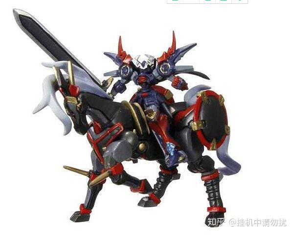 是参考了超级机器人大战中的"大龙卷"和"大曾伽"合体形态——刃马一体