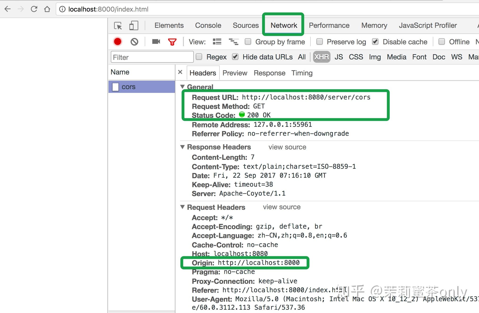 一文弄懂 CORS 跨域(前端+后端代码实例讲解) 知乎