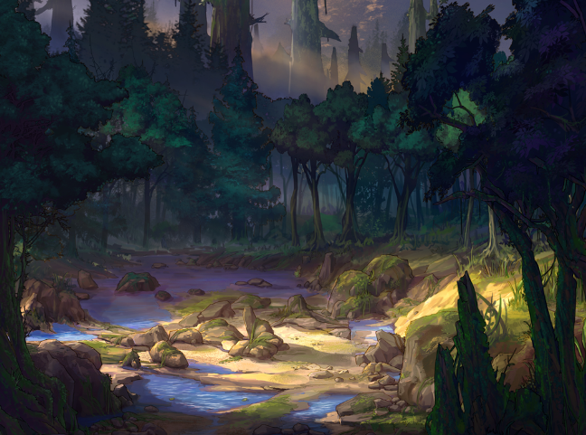 dnf手游地图曝光,洛兰&格兰之森大揭秘,还是熟悉的味道!