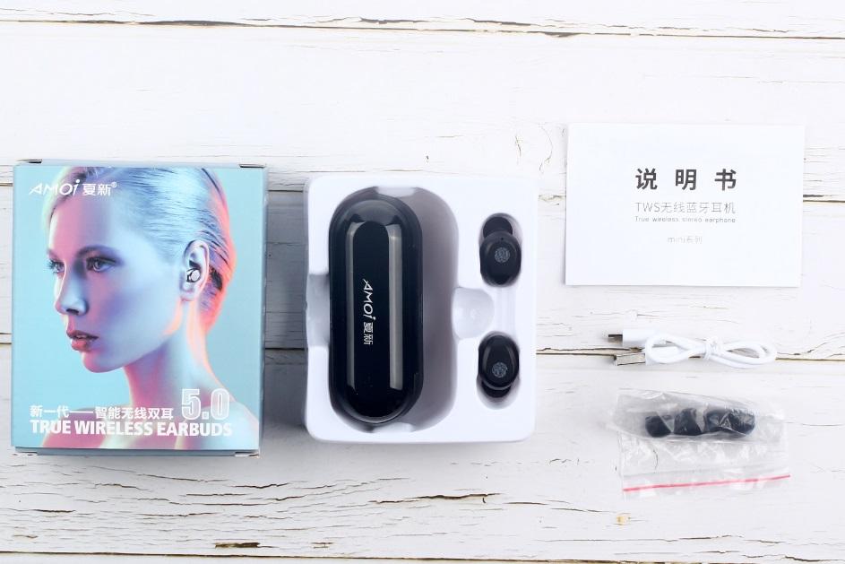 e开箱夏新索尼的tws耳机来袭耳机也有这么大体格的